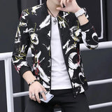 and Autumn Men's Bomber Zip Jacket 2023 Korean Men's Fashion Casual Street Wear Hip Hop Slim Bomber Jacket Men's