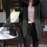 Zingj Celebrity Spring And Autumn New Korean Version Of The Suit Jacket Female Casual Loose Chic Pink Small Suit Slim Korean