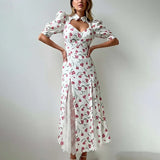 2025 New Dress Sexy Temperament Palette Solid Color Splicing Bag Hips Long