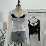 Want To Show The Back Hanging Neck Tie With Wave Point Sling Vest Skirt Sleeveless Doll Shirt Short Top