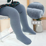 Baby tights new solid color children's pantyhose autumn winter thick warm tight cotton girls boy tight for kid