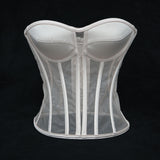 Single-Yarn Three-Dimensional Tector-Bo Corset Corset Corset Wedding Dress Bottom Perspective Cool Can Stand Up
