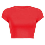 Zingj Women's DIY New Women's Summer Solid Color Short Acceptable With