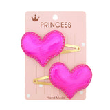 Sequins Cartoon Love Heart Crown Hair Clips for Girls Handmade Boutique Hairpins Baby Clips Kids Hair Accessories