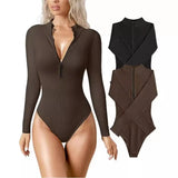 Long-Sleeved Joint Sexy Rib-Link Long-Sleeved