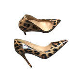 Print Sexy Women Pumps Shoes Women High Heels Pointed Toe Wedding Shoes 12 cm Chaussure Femme QP023