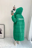 Winter Women 90% White Duck Down Coat Thick X-Long Puffer Jacket Large Size Loose Warm Overcoat Female Hooded