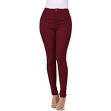 Classic Basic Stretch Slim Multi-Color Jeans Woman-Outfit