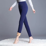 Pants Slim Plus Velvet Fashion LeisureHight Waist Leggings Women Comfortable Stretch Keep Warm Casual Warm Leggings