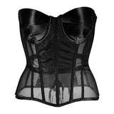 Cup Early Spring Perspective Mesh Yarn Slime Corset Lady Sexy