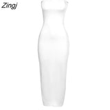 Green Sexy Backless Ruched Long Dress Asymmetrical Shoulder Draped Slim Wrap Hip Bodycon Women Elegant Party