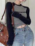 2000s long sleeve t-shirt with logo