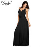 black White Backless Maxi Summer Dress Women Vintage elegant beach Boho Club Party dress Long bodycon Dresses vestidos