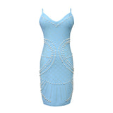 Bandages Dress 2022 New Sexy Spaghetti Strap Clothes Celebrity Club Party Elegant