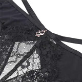 Low-Waisted T-Trousers Sexy Trousers Cotton Crotch Breathable Fine Strip Metal Hanging Water Drill Tong