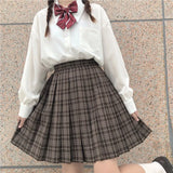 White Shirt Teen Autumn Soft Girls Japanese Preppy Style Kawaii Jk Uniform Harajuku Long Sleeve Blouse Lolita