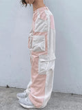 Patchwork Corduroy Cargo Pants- Outfit