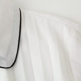Women's High-End Wearing Belt Bumping Color Side Of The 100-Fold Long-Sleeved