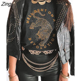 Bent on A Revolution Print Women T Shirt Slit Classic Crew Neck Shirt Side Vintage T Shirt Femme Summer Loose Hip Hop