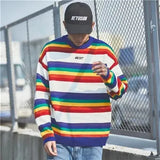 Outerwear Sweaters women Knitted Heart Cat Cloud Casual Harajuku Streetwear Jumpers Hip Hop Loose Sweater Tops
