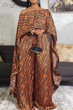 Piece Set Women Africa Clothes African Dashiki New Fashion Two Piece Suit Long Tops And Wide Pants Party Big Size For