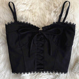 Sling Outer Vest Summer Halter TopOutfit