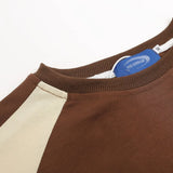 Raglan Short Sleeve Patchwork T-shirtOutfit