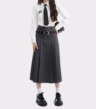 Girl Pleated Midi