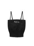 Fashion Graphic Knitted Sweater Woman Harajuku Sweet Oversized Cropped Tops Off Shoulder Casual Loose Jumper