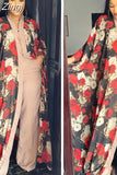 Piece Set Matching Pant Sets Spring Autumn Women's Set Flower Print Long Sleeve Top Pants Suit Two Piece Set Tracksuit
