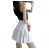 100-Fold Skirt Women's New Dress With White Half-Dress Korean Version Of The College Style Skirt A