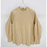 Folded 2025 Folded Coat Female Temperament Commute Loose Small Zipper Coat