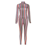 Women Autumn Long Sleeve Printed T Shirt Tops Long Pants Two Piece Set Suit Outfit Wholesale Items 2021 Fall