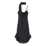Women's Explosive Sling Ribbon Loaf Side Sling Wave Point Scarf