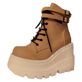 Explosive Pine Cake Thick-Singing High-Top Buckle With Casual Women's