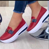 2025 New Pine Cream Bottom Round Head Solid Single Shoes Light Mouth Pedal Thick Sole Single Shoe