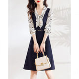 Women's Literature And Art Large Cotton Tamples Skirt Tight Waist A-Shaped Skirt Long Solid National Style Skirt 24