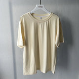 summer t-shirts harajuku oversized t-shirts womens solid color korean fashion girls