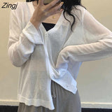Women New Collection Leisure Students All-match Loose Sunscreen Thin Simple Ulzzang Solid Summer Female Minimalist