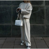 Large Collar Wool Crop Coat-Outfit