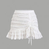 Skirt Female 100-Folded Skirt 2025 New High-Rise Small Small Man A-Word Short Skirt College