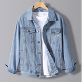 Spring New Men's Denim Jacket Male Korean Version of The Trend Handsome Outer Clothes Student Jacket