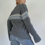 Striped Ribbed Downtown SweaterOutfit