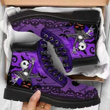 Autumn Round Toe Fashion Ankle Boots Size 43 Printing Boots Non Slip Platform Boots Lace Up Women Shoes Zapatos