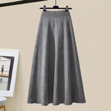 3 Piece Sets Womens Outfits Korean Casual Irregular Knitted Sweater +basic T-shirt +knitting Skirts Set Women