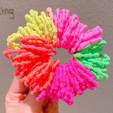 New Girls Candy Colors Nylon Basic Elastic Hair Bands Kids Rubber Bands Headband Scrunchie Fashion Hair