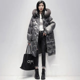 degrees High Quality Winter Women's Down Jacket 2023 Thicken Woman Jackets Female Coat Real Fox Fur Collar Coats