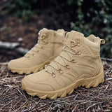 Spring And Summer Thick-Soled Cross-Country Boots High-Top Military Boots Men's Outdoor Sneakers Leisure Shoes Hiking