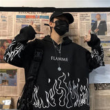 Women Coat Sweatshirts Winter Autumn streetwear Printed Closure Hoodies Pockets 90s Vintage Graphic Y2K Aesthetic