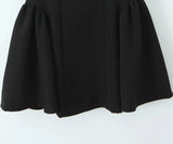 Black Tie Up Strap Corset Mini Dress- Outfit